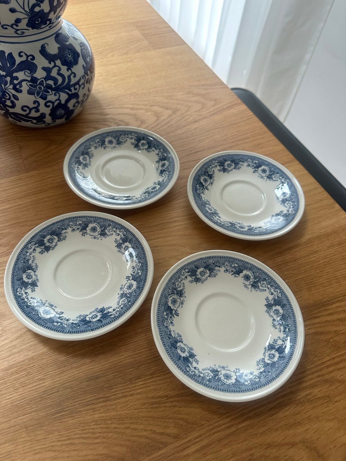 Set van 4 Royal Sphinx Balmoral Porseleinen Schoteltjes, Ophalen of Verzenden
