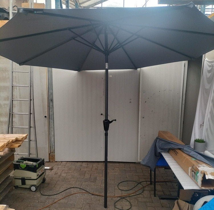 Vonroc parasol recanati 300cm doorsnede, Ophalen, Kantelbaar, Nieuw, 2 tot 3 meter