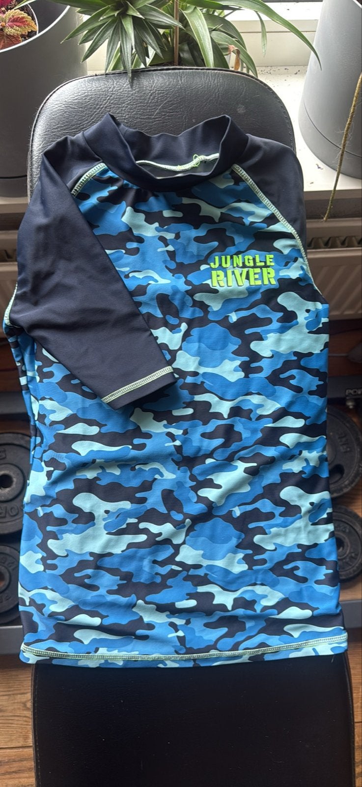 Jungle River UV-zwemshirt camouflage maat 134-140, UV-zwemkleding, Ophalen of Verzenden, Zo goed als nieuw, Jongen