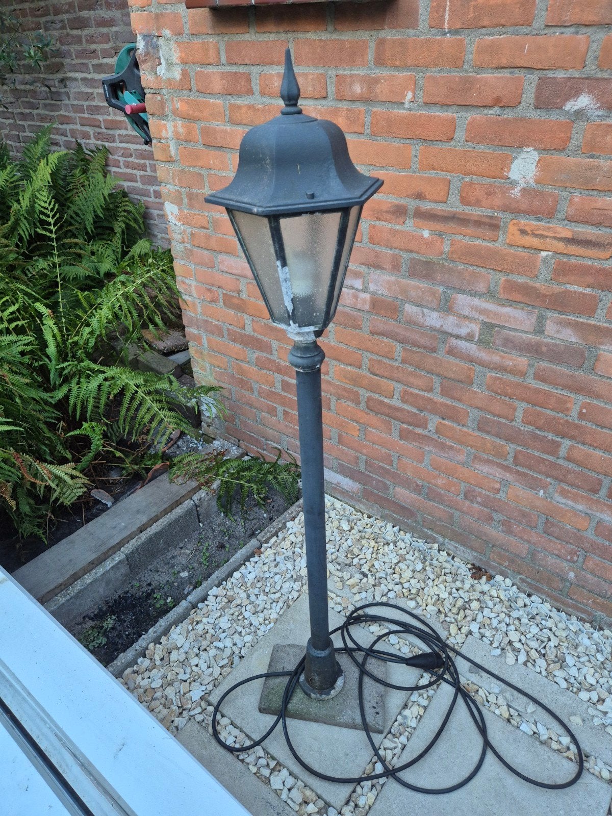 Buitenlamp op paal - 132cm hoog, Ophalen