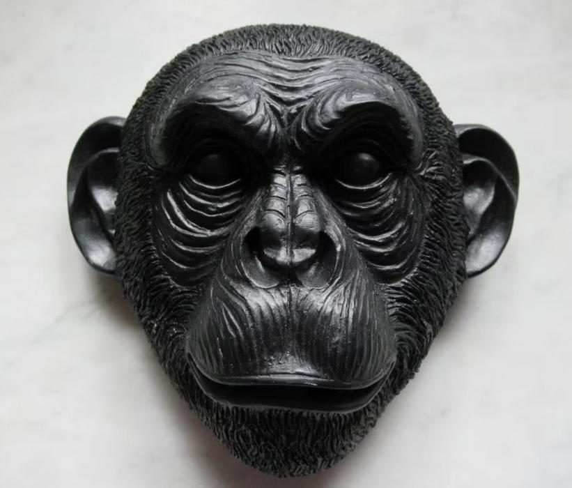Apenkop, gorilla, kunststof, Oosterveldweg 15, 7274 DZ, Ophalen of Verzenden, Zo goed als nieuw, Stichting Angel's Choice