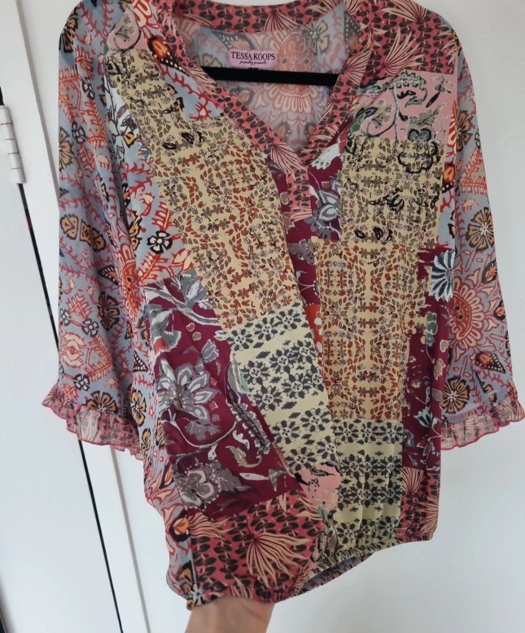 Tessa Koops Blouse S, Meerkleurig, Ophalen of Verzenden, Gedragen, Tessa Koops