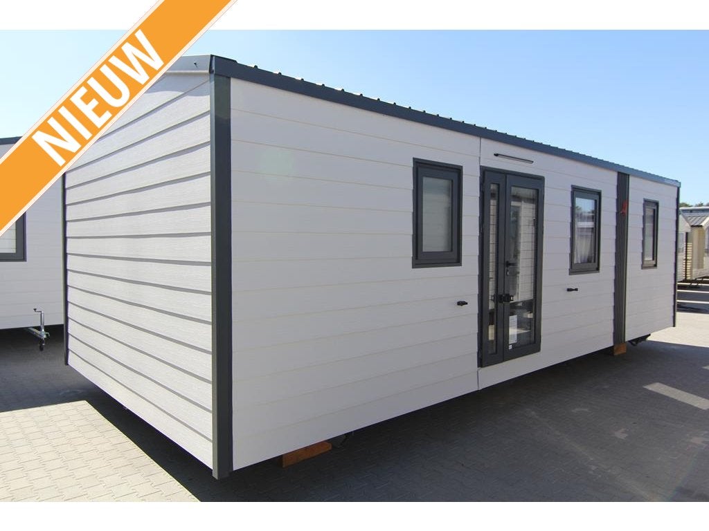 NIEUW Stacaravan / Chalet Rapidhome Lodge - Middenwoonkamer, Tot en met 4