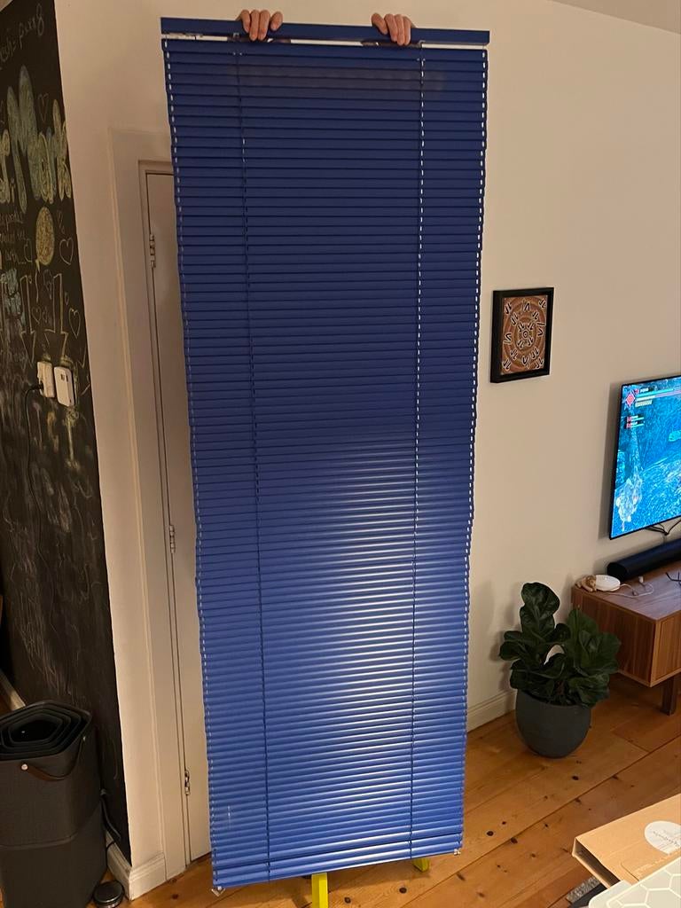 Jaloezieën met zijgeleiding op maat, 3 stuks, Ophalen, Gebruikt, 50 tot 100 cm, 200 cm of meer