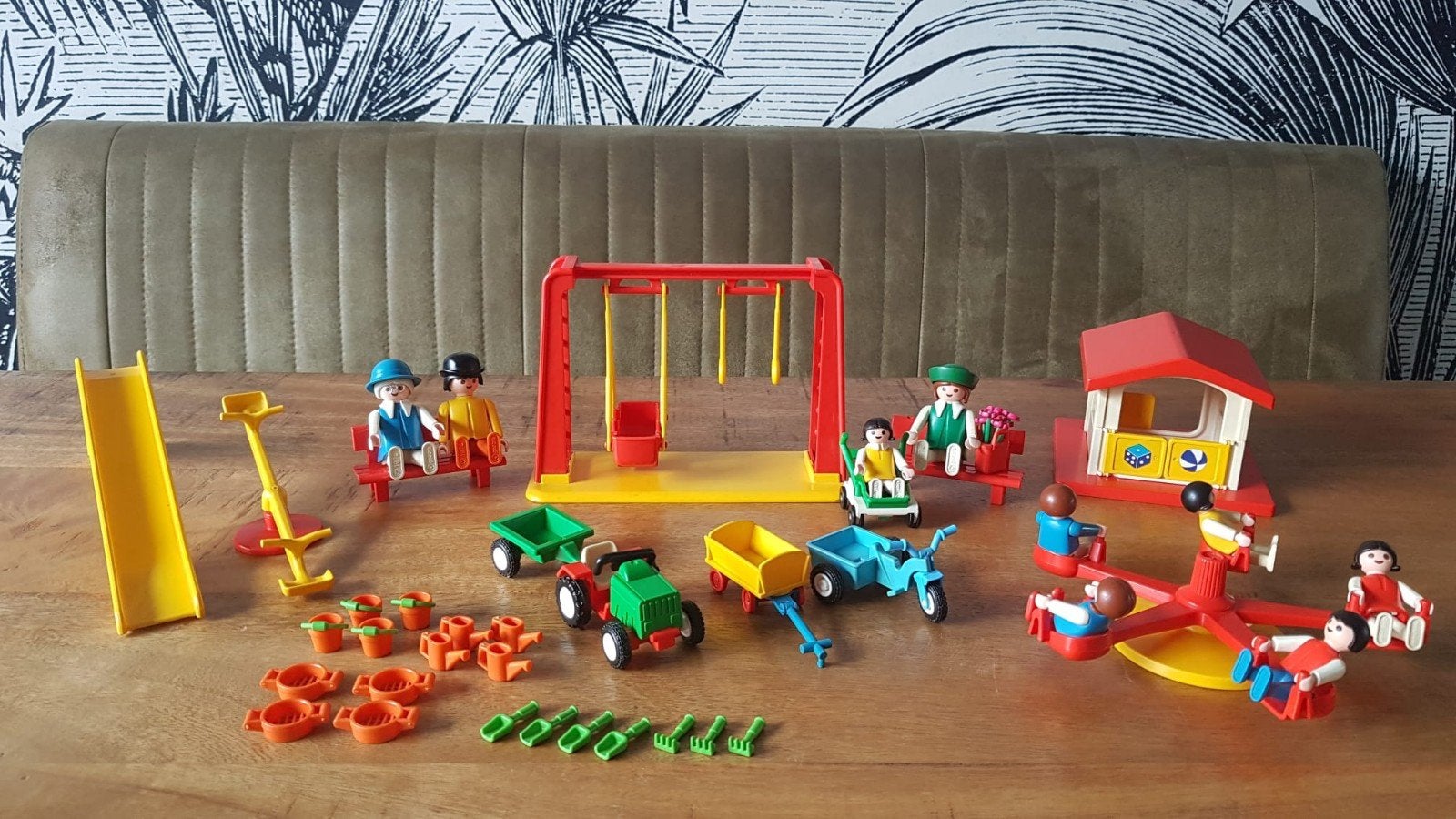 Playmobil speeltuin vintage, Kinderen en Baby's, Ophalen of Verzenden, Gebruikt, Complete set