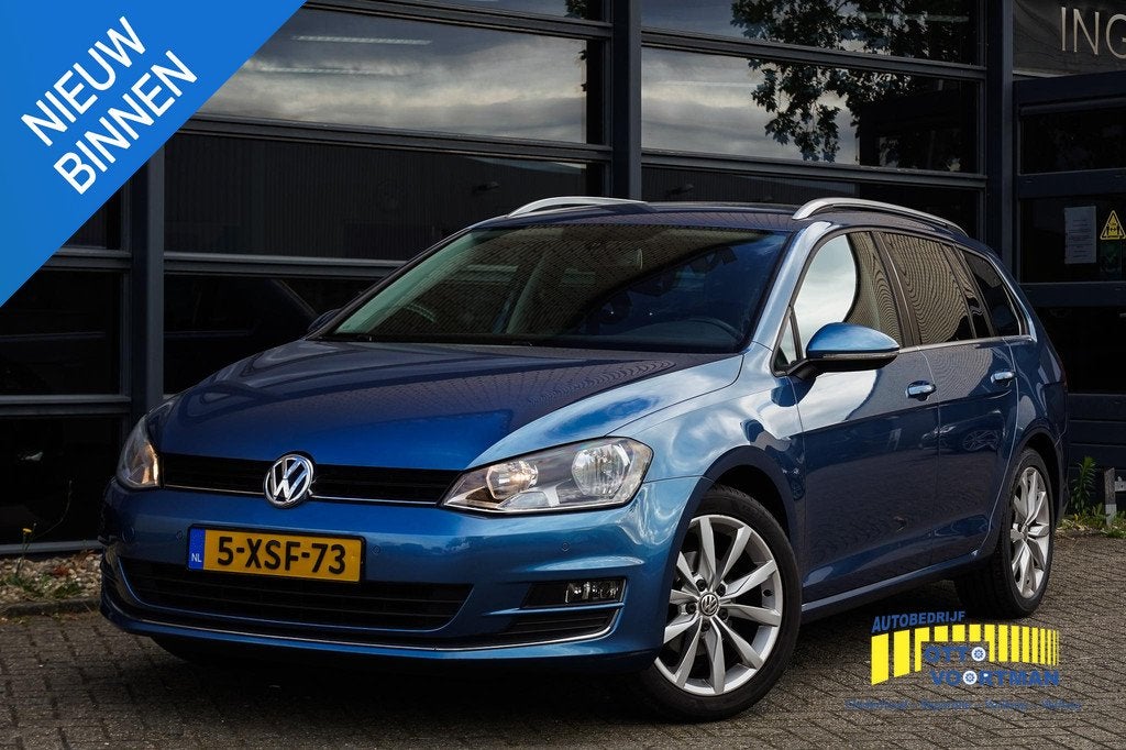 Volkswagen Golf Variant 1.2 TSI Highline Trekhaak|PDC|Zuinig, Auto's, Volkswagen, Euro 5, Gebruikt, Zwart, 4 cilinders
