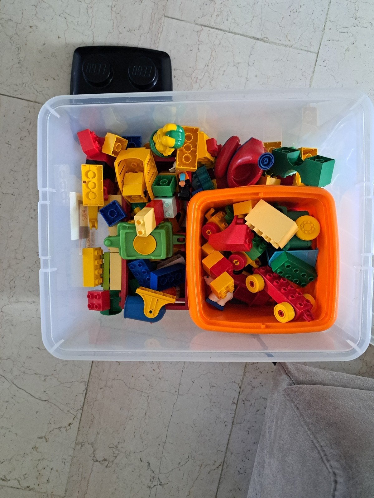 Grote partij Duplo blokken en figuren, Gebruikt, Ophalen of Verzenden, Duplo, Losse stenen