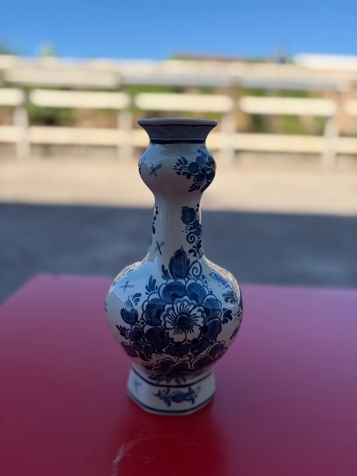 Delfts Blauw Vaasje - Handgeschilderd Holland, Ophalen of Verzenden