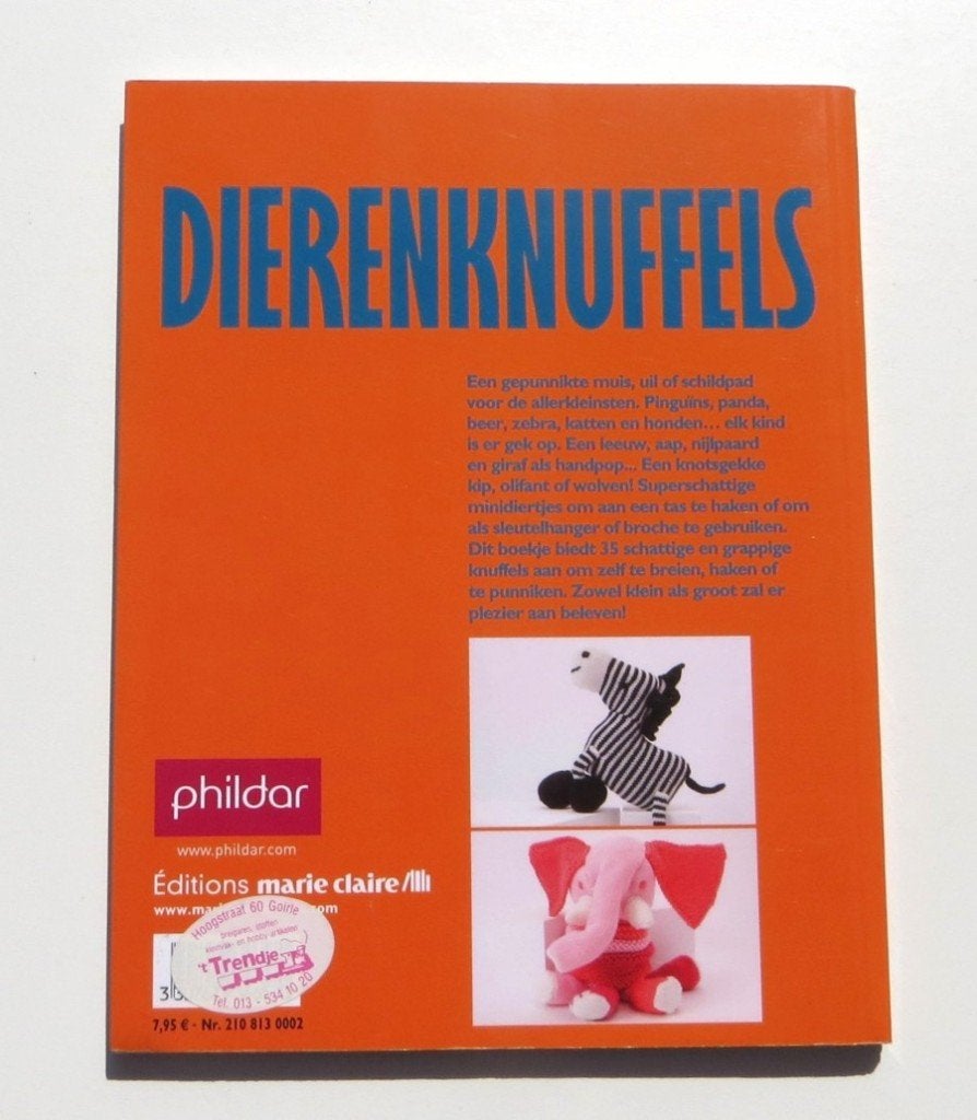 Amigurumi haken-breien M4325 : Dierenknuffels 15 jr., Breien en Haken, Ophalen of Verzenden, Zo goed als nieuw, Phildar / Marie Claire books