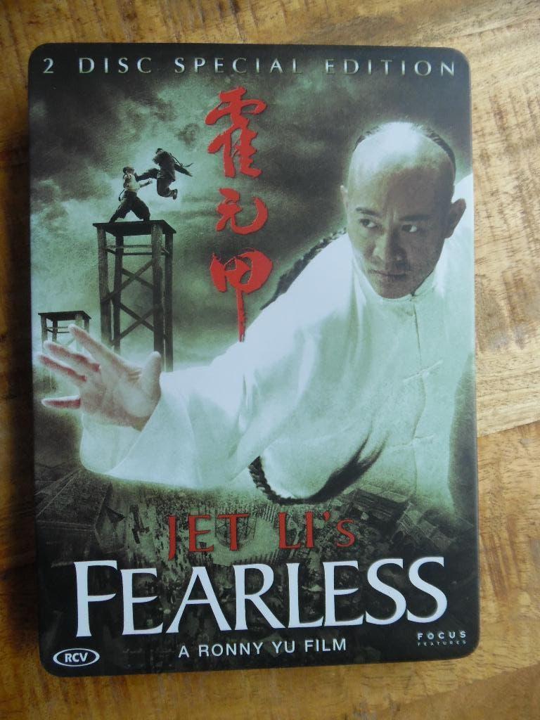 KUNG FU MARTIAL ART - FEARLESS - JET LI - METAL CASE, Vanaf 16 jaar, Ophalen of Verzenden, Gebruikt, Overige gebieden
