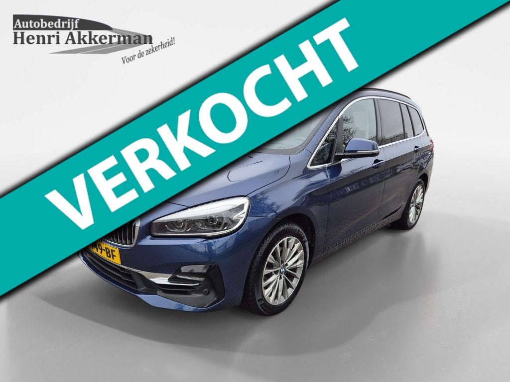 BMW 2-serie Gran Tourer 216i 7p. Business Edition Plus | Ned, Voorwielaandrijving, 2-Serie Gran Tourer, Blauw, 7 stoelen