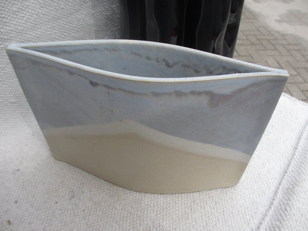 Design vazen Eng-Lys Denmark/ Velsen/Vila Pottery, Gebruikt, Overige kleuren, 30 cm, Ophalen of Verzenden