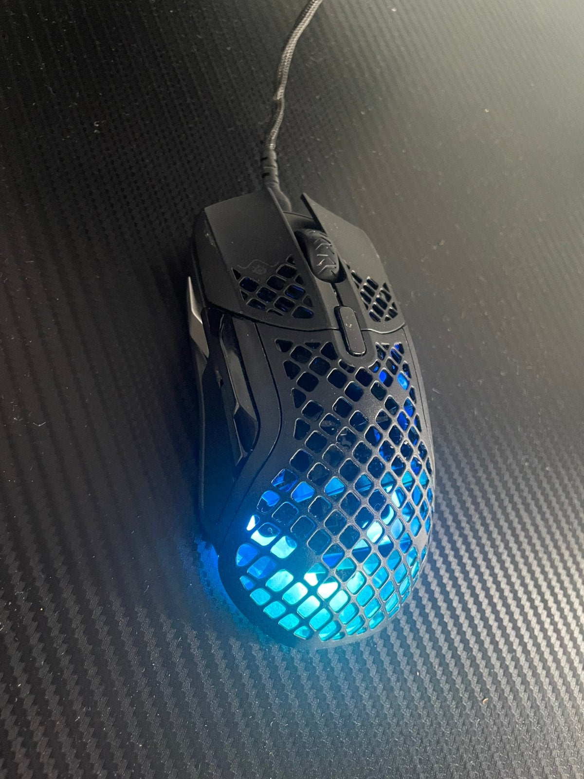 Gaming muis (steelseries aerox 5), Computers en Software, Muizen, Ophalen of Verzenden, Bedraad, Rechtshandig, Gaming muis