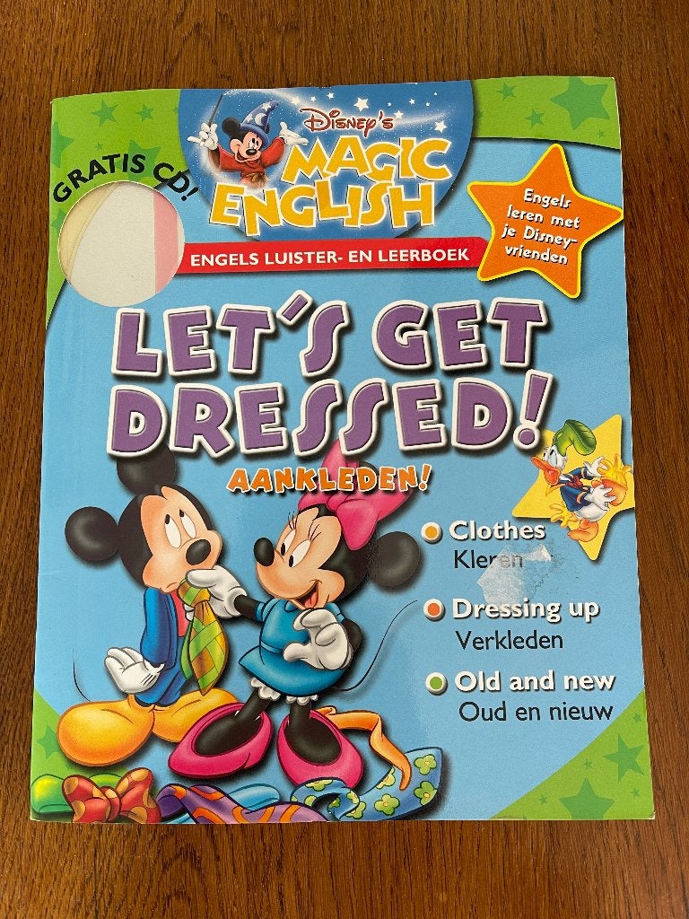 "Let's get Dressed" Engels Luister-en Leerboek met CD Nieuw, Ophalen of Verzenden, Nieuw