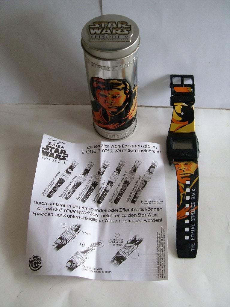 Star Wars Horloge 2005 Starwars (1), Ophalen of Verzenden, Zo goed als nieuw, Overige typen