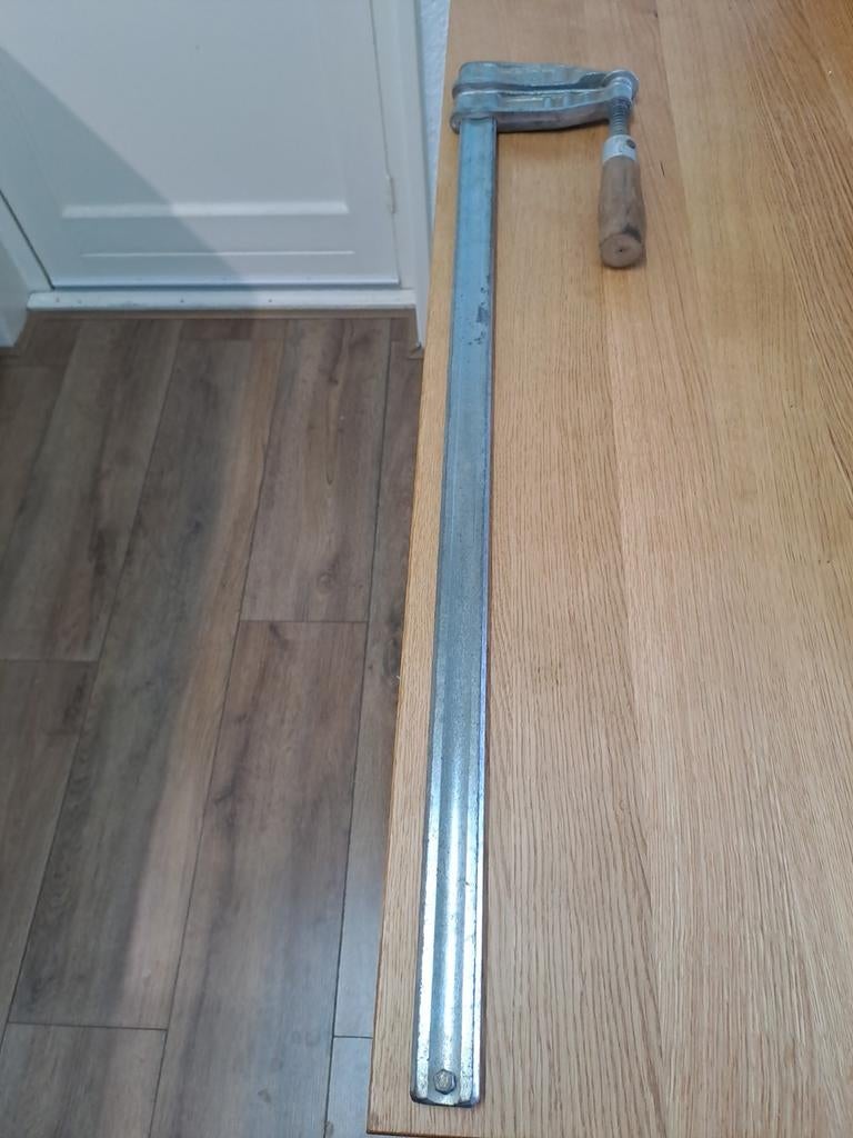 Bessey lijmklemmen: 1x 800x120 en 1x 500x120 gebruikt, Ophalen of Verzenden