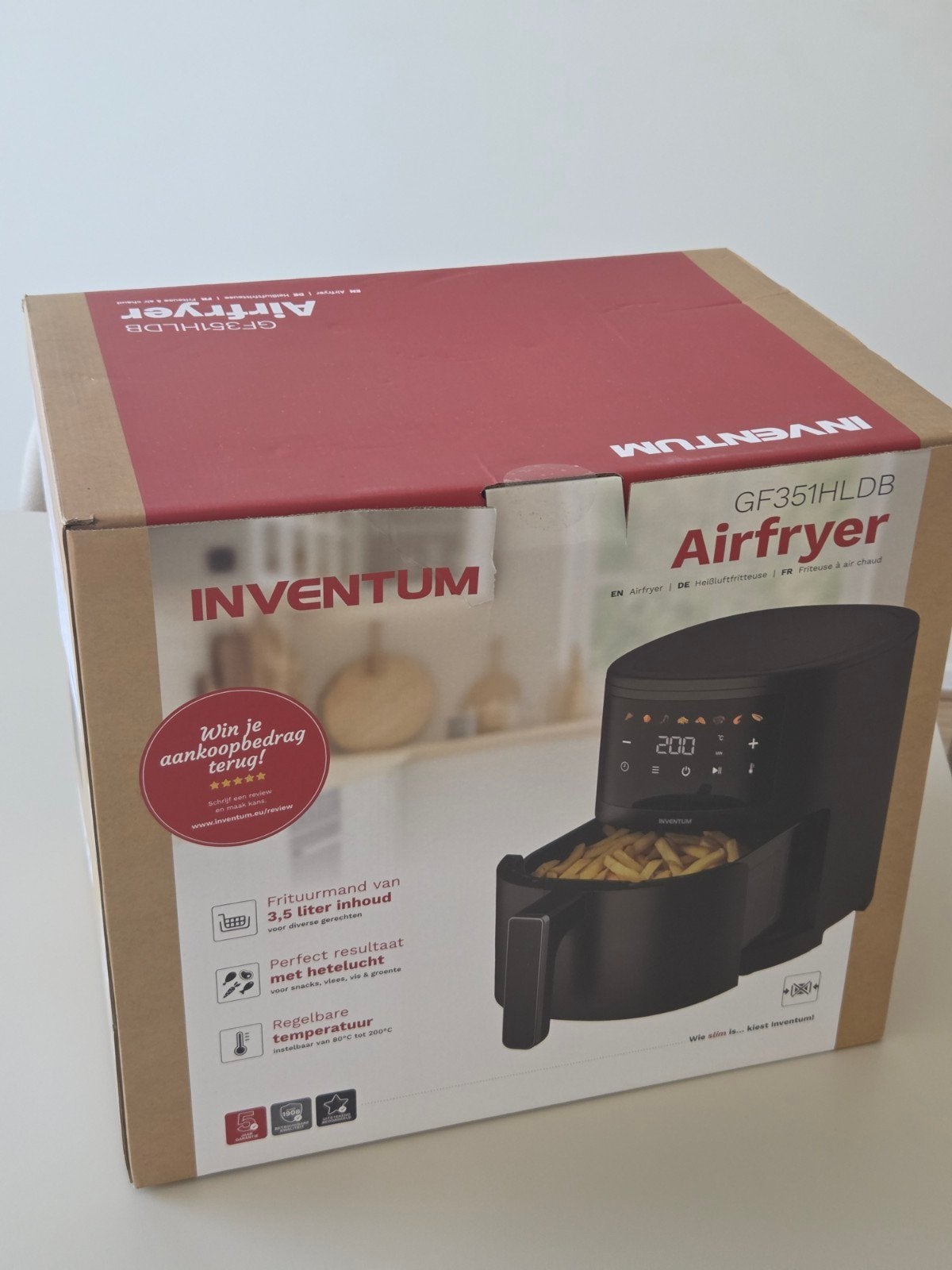 Inventum Nieuw !! Nooit geopend!, 4 liter of meer, Ophalen of Verzenden