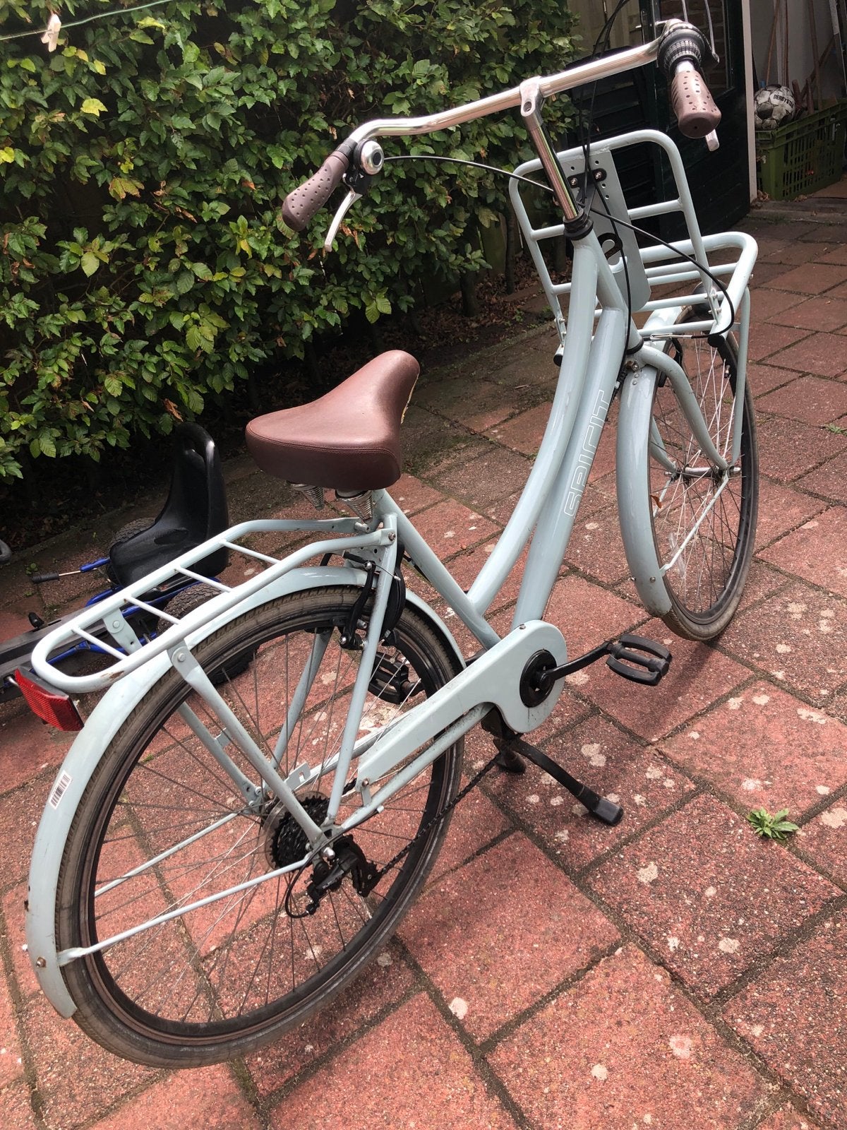 Spirit Transportfiets Dames - Lichtblauw, Overige merken, Gebruikt, Velgrem, Versnellingen