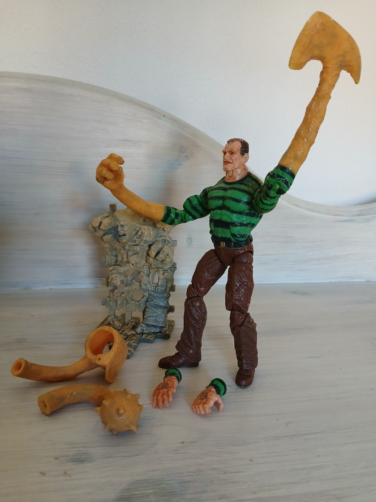 Spiderman / the Sandman actie figuur, Ophalen of Verzenden, Zo goed als nieuw