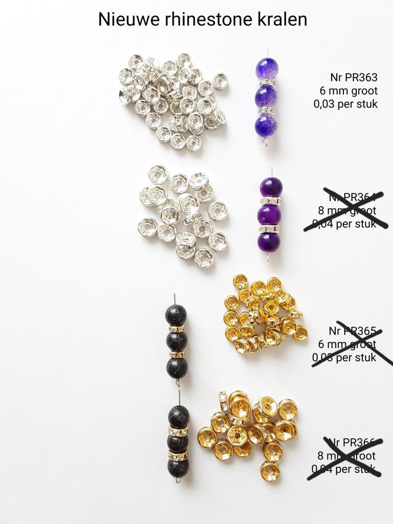Nieuwe rhinestone kralen, Hobby en Vrije tijd, Kralen en Sieraden maken, Nieuw, Kraal, Ophalen of Verzenden