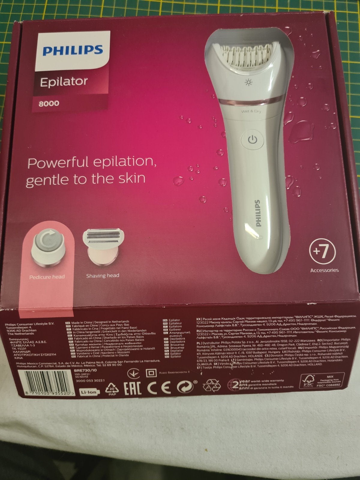 Philips BRE730/10 Epilator - Nieuw in doos, Ophalen of Verzenden, Nieuw, Overige typen