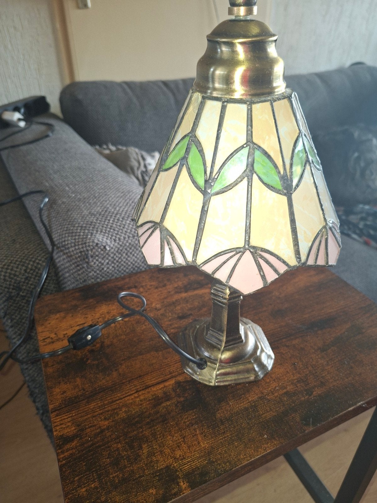 tiffanytafellamp, Ophalen, Gebruikt, Tiffany lamp