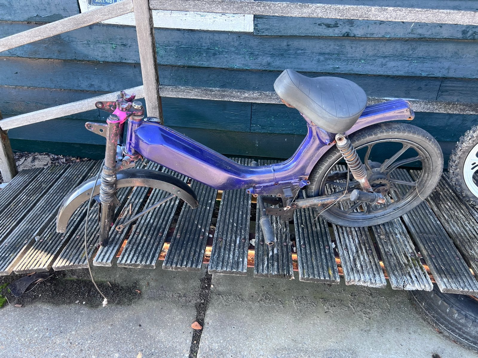 Tomos frame met geldig snor kenteken, Ophalen, Gebruikt, Maximaal 25 km/u