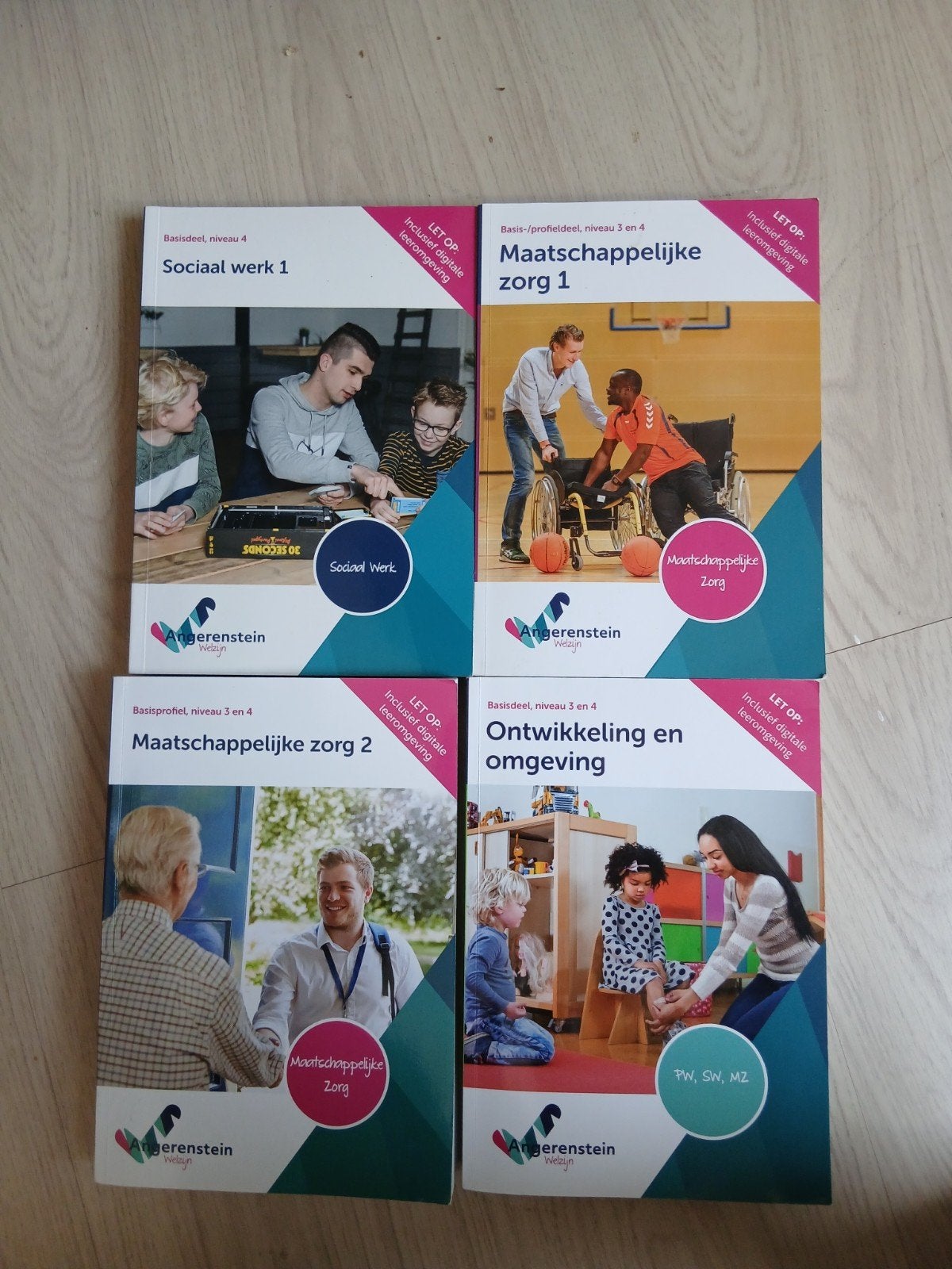Boeken maatschappelijke zorg niveau 4, Ophalen, Zo goed als nieuw, Overige niveaus, Nederlands