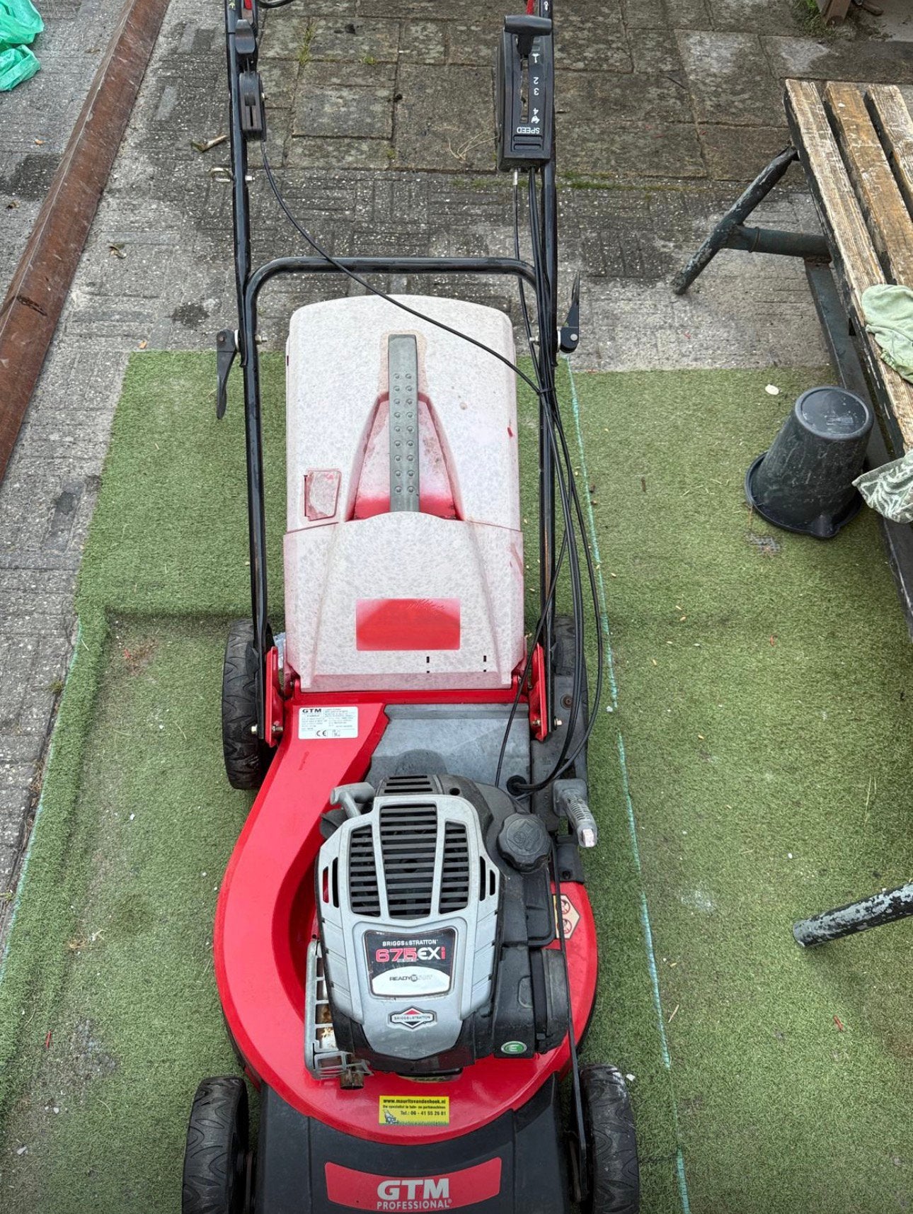 GTM Professional GTM535 SP4 – Briggs & Stratton 675EXi, Ophalen, Zo goed als nieuw, 50 cm of meer, Versnellingen