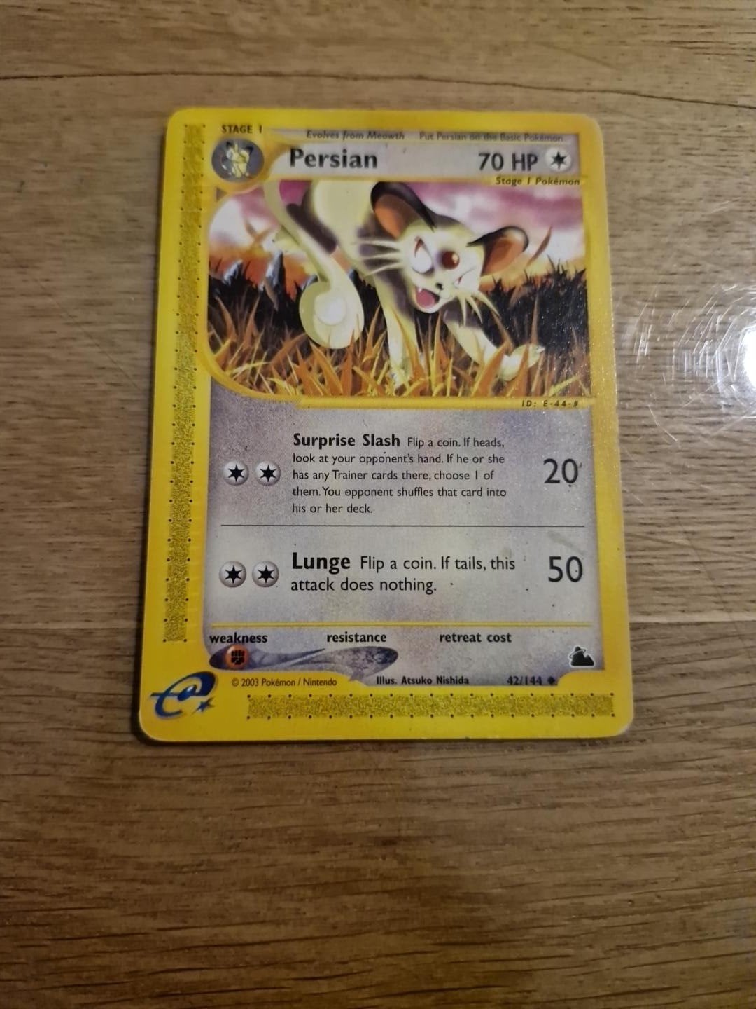 Pokémon Kaart Persian 42/144 - EX Ruby & Sapphire, Ophalen of Verzenden