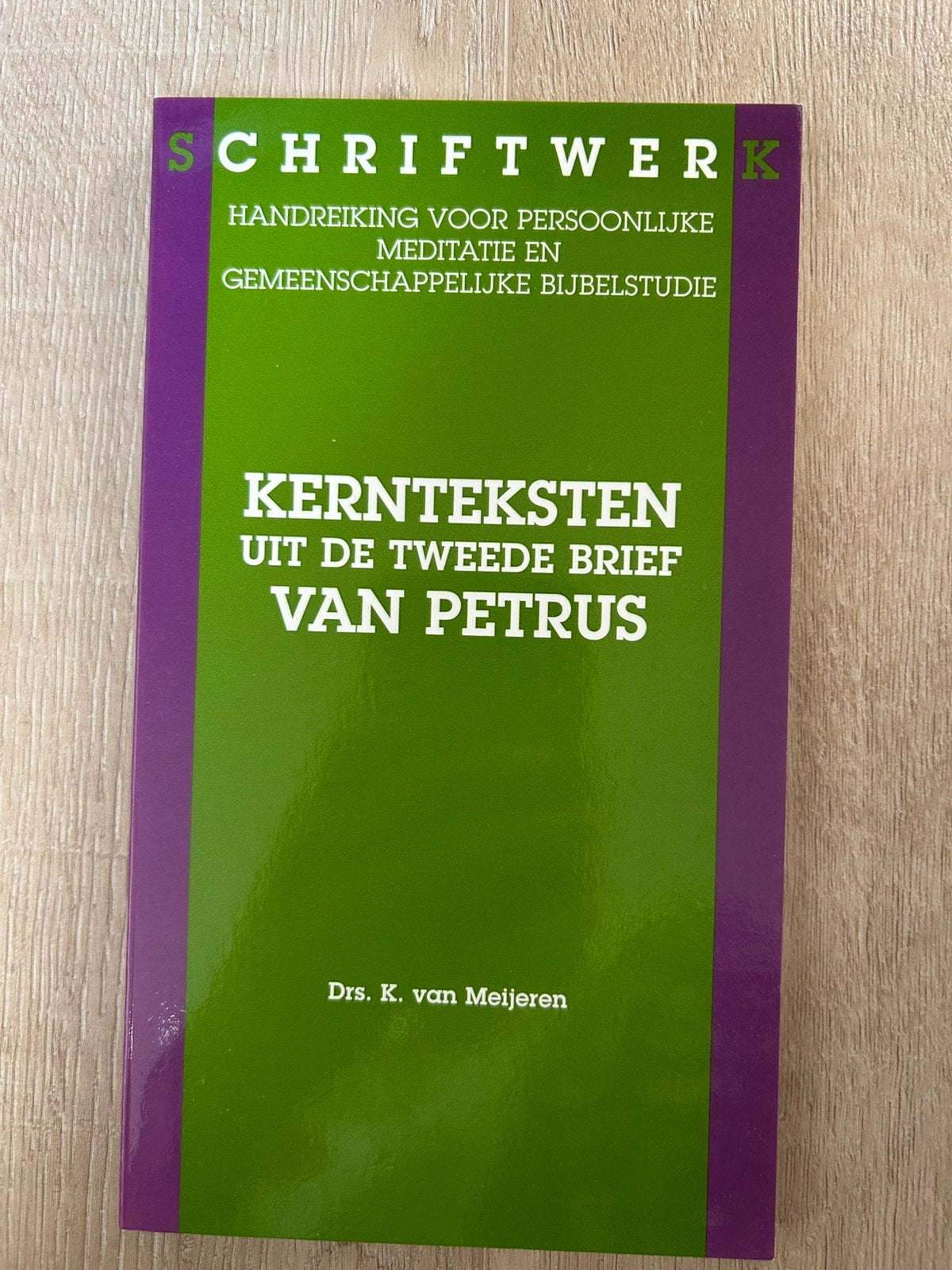 Kernteksten uit 2 Petrus - drs. K. van Meijeren, Ophalen of Verzenden, Zo goed als nieuw