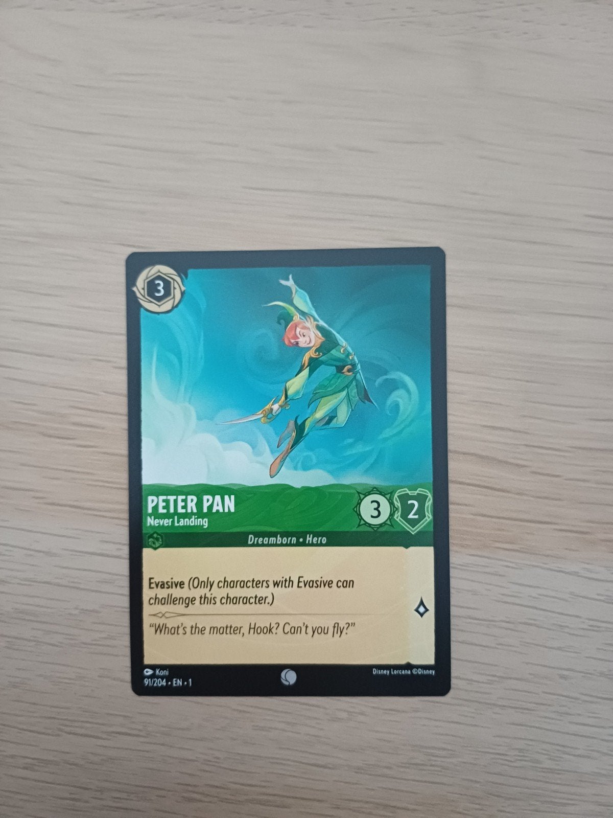 peter pan 91/204, Ophalen of Verzenden, Nieuw, Losse kaart