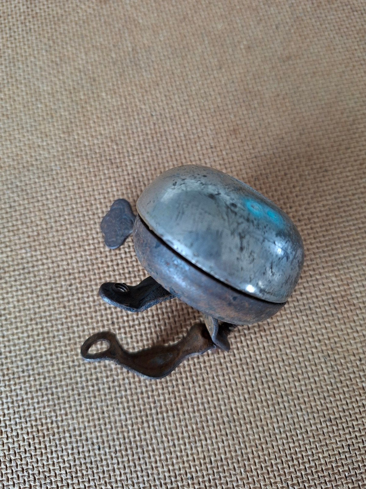 Vintage fietsbel met afbeelding driemaster, Ophalen of Verzenden, Gebruikt