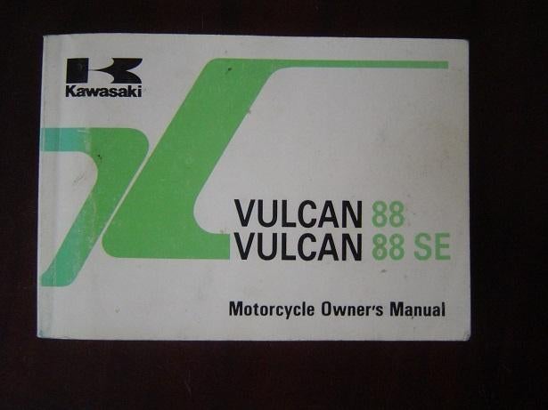Kawasaki Vulcan 88 SE 1991 VN1500 motorcycle owner's manual, Ophalen of Verzenden, Kawasaki