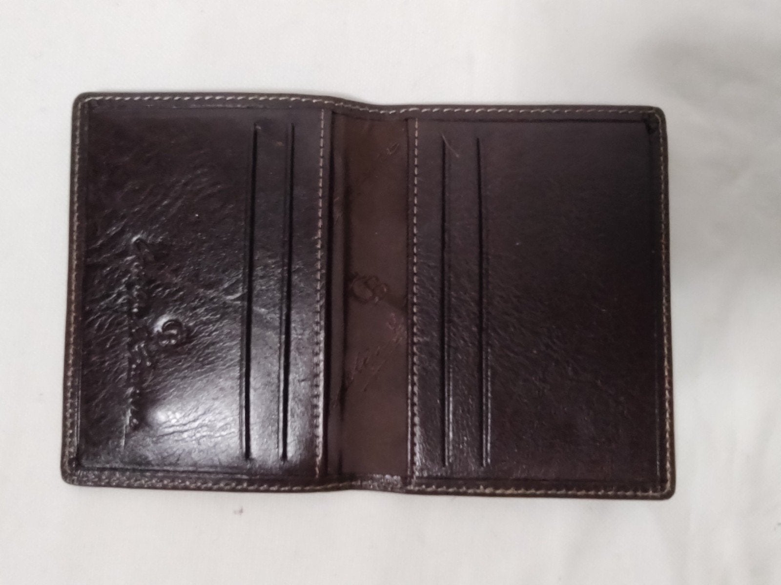 K744 Castelijn en Beerens creditcard etui voor 6 pasjes, 2 hands, Bruin, Ophalen of Verzenden, 2e hands