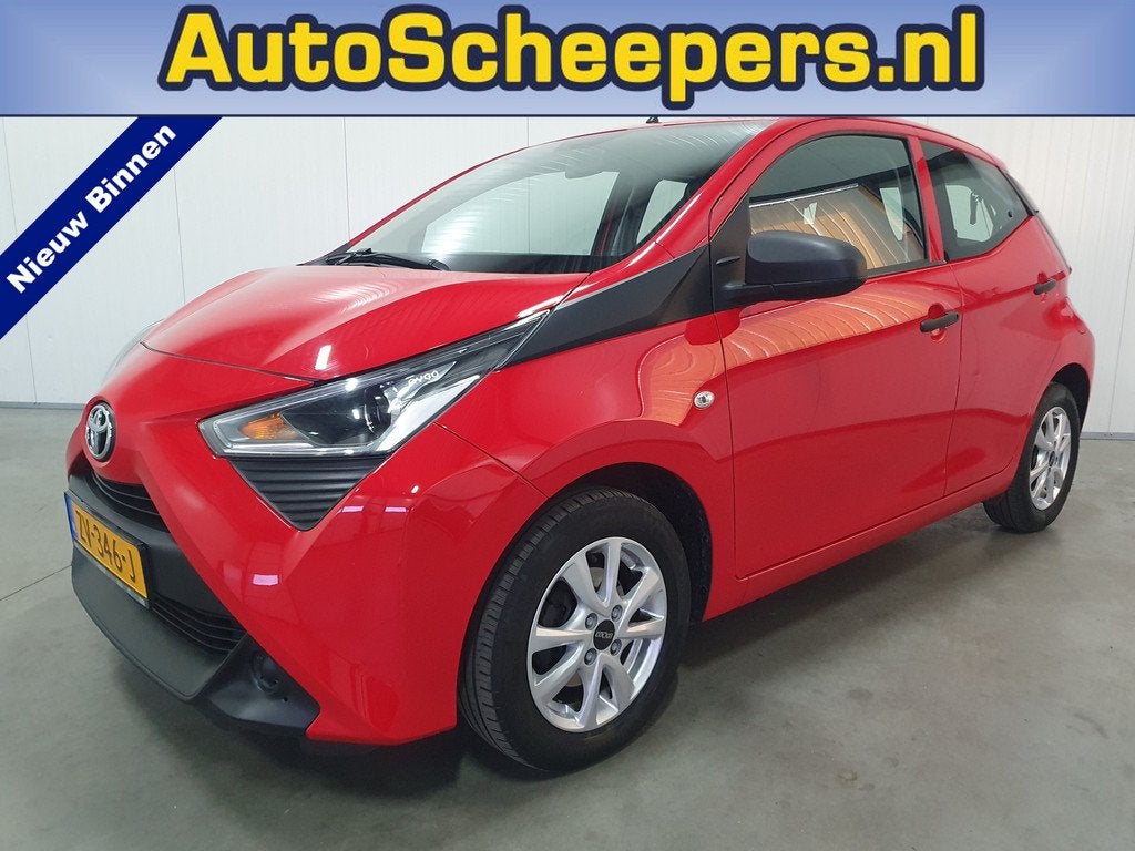 Toyota Aygo 1.0 VVT-i x-fun AIRCO/EL.PAKKET/LMV (bj 2019), Voorwielaandrijving, Stof, Gebruikt, Euro 6