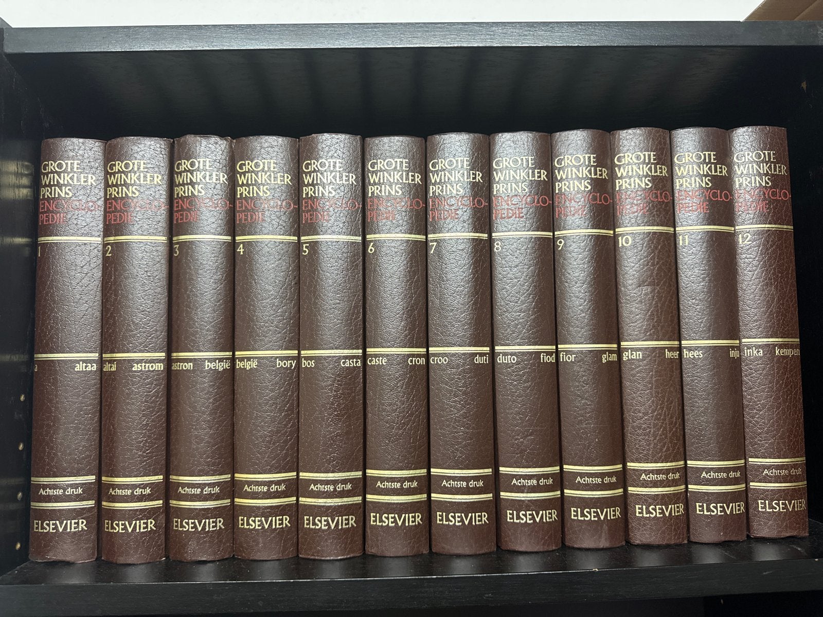 Grote Winkler Prins Encyclopedie - 8e druk (25 delen), Ophalen of Verzenden, Gelezen, Algemeen, Complete serie