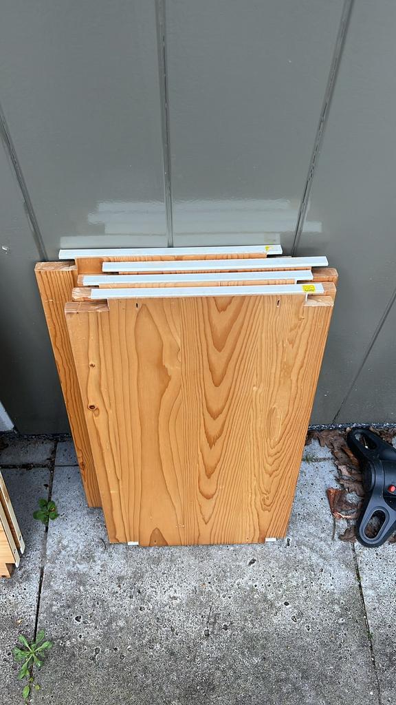 Set 4 lundia planken  50 bij 28,5 cm, Ophalen of Verzenden, Zo goed als nieuw