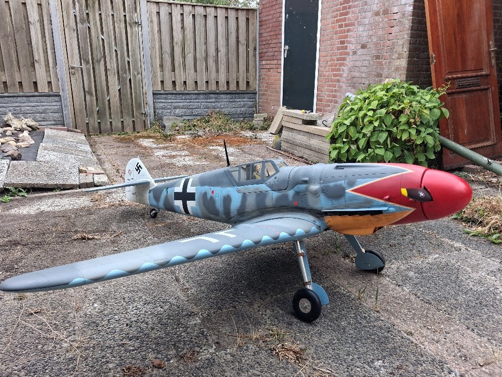 ESM ME 109 RC Vliegtuig met krachtige XPWR 40cc motor, Ophalen, Gebruikt, Elektro, RTF (Ready to Fly)