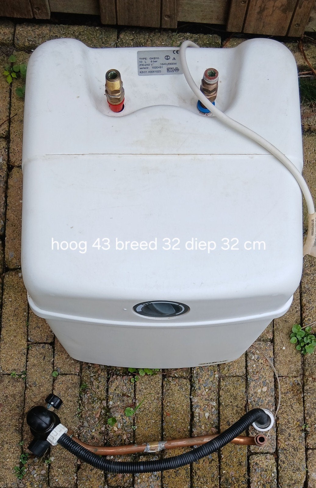 Boiler GKB10 - 10 Liter, 1840-2000W, Ophalen, Gebruikt, Aardgas, Boiler
