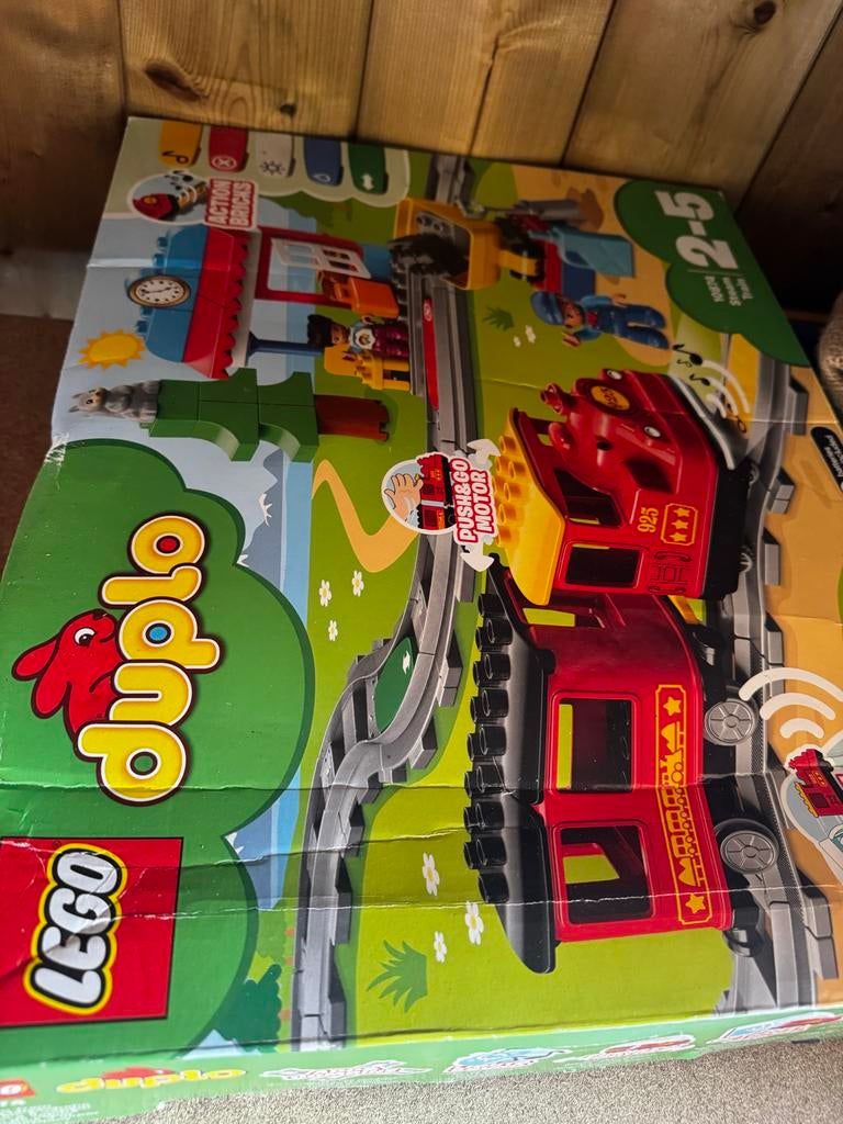 Duplo 10874 treinset, Ophalen of Verzenden, Zo goed als nieuw, Compleet, Duplo