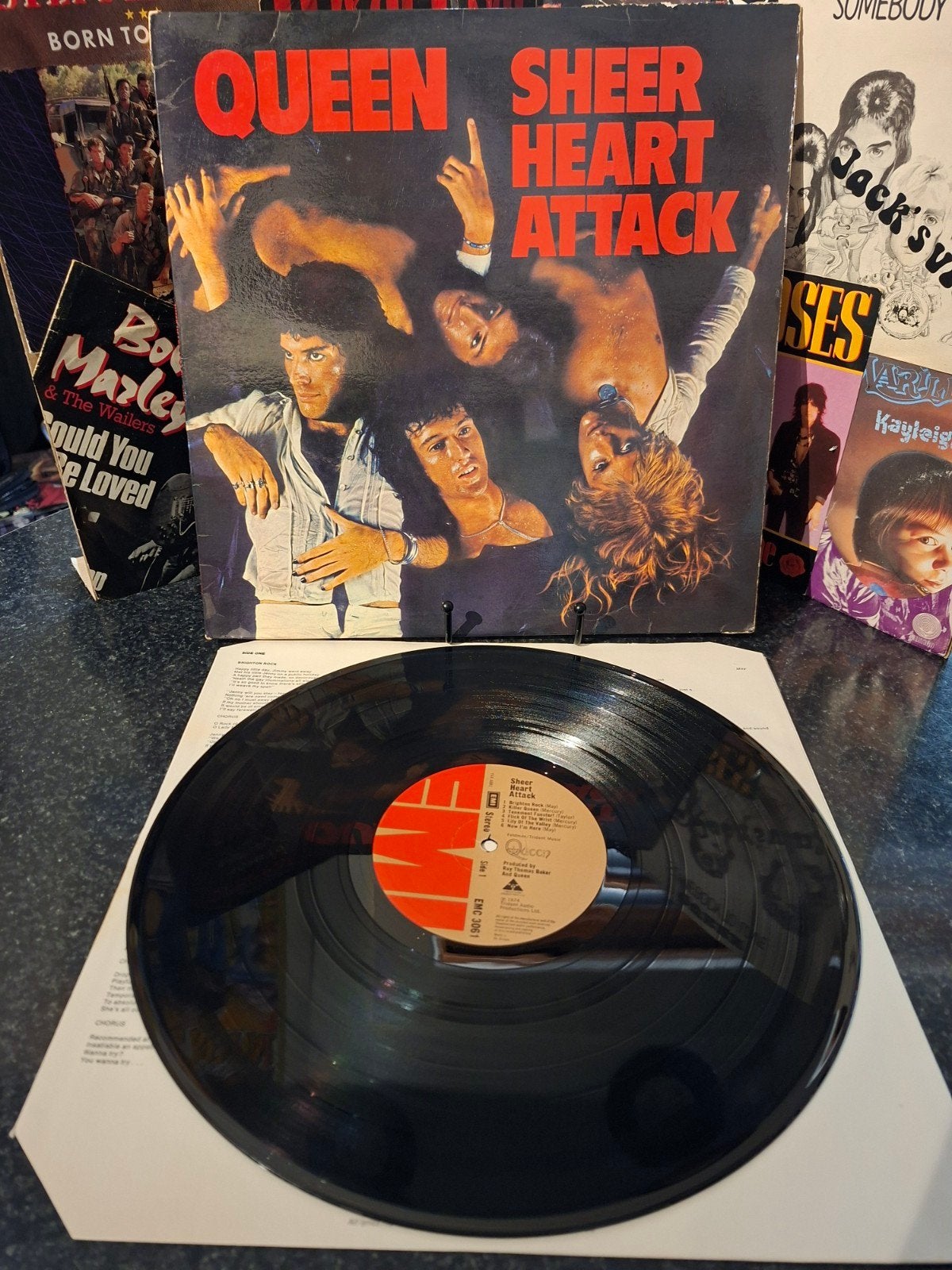 Queen - Sheer Heart Attack LP (1974), LP, Gebruikt, Overige formaten, Ophalen of Verzenden