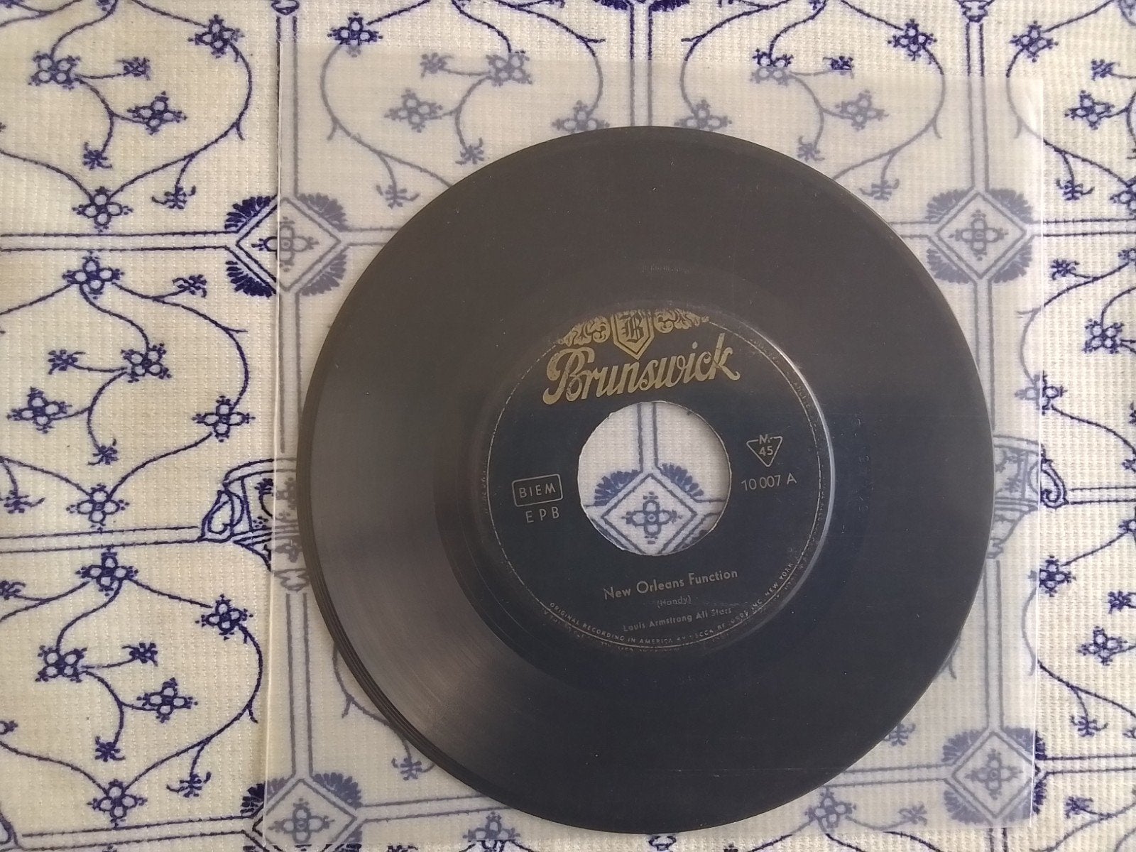 Louis Armstrong all stars            New Orleans function, Cd's en Dvd's, Vinyl Singles, Ophalen of Verzenden, Zo goed als nieuw
