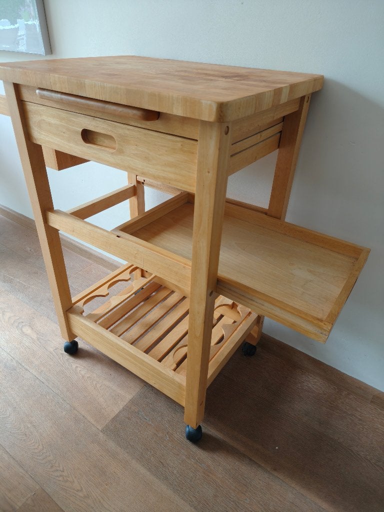 Keuken trolley, Ophalen, Gebruikt, 50 tot 100 cm, Minder dan 100 cm