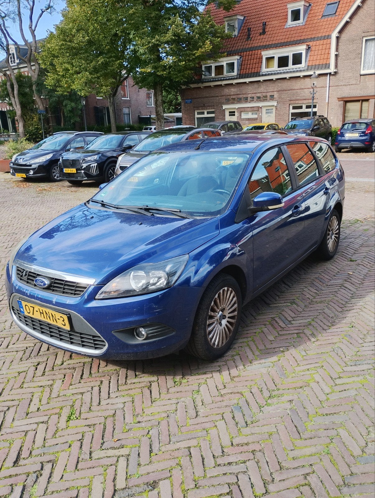 Ford Focus 1.8 92KW Wagon 2009 Blauw NW APK, Auto's, 4 cilinders, Blauw, Electronic Stability Program (ESP), Grijs