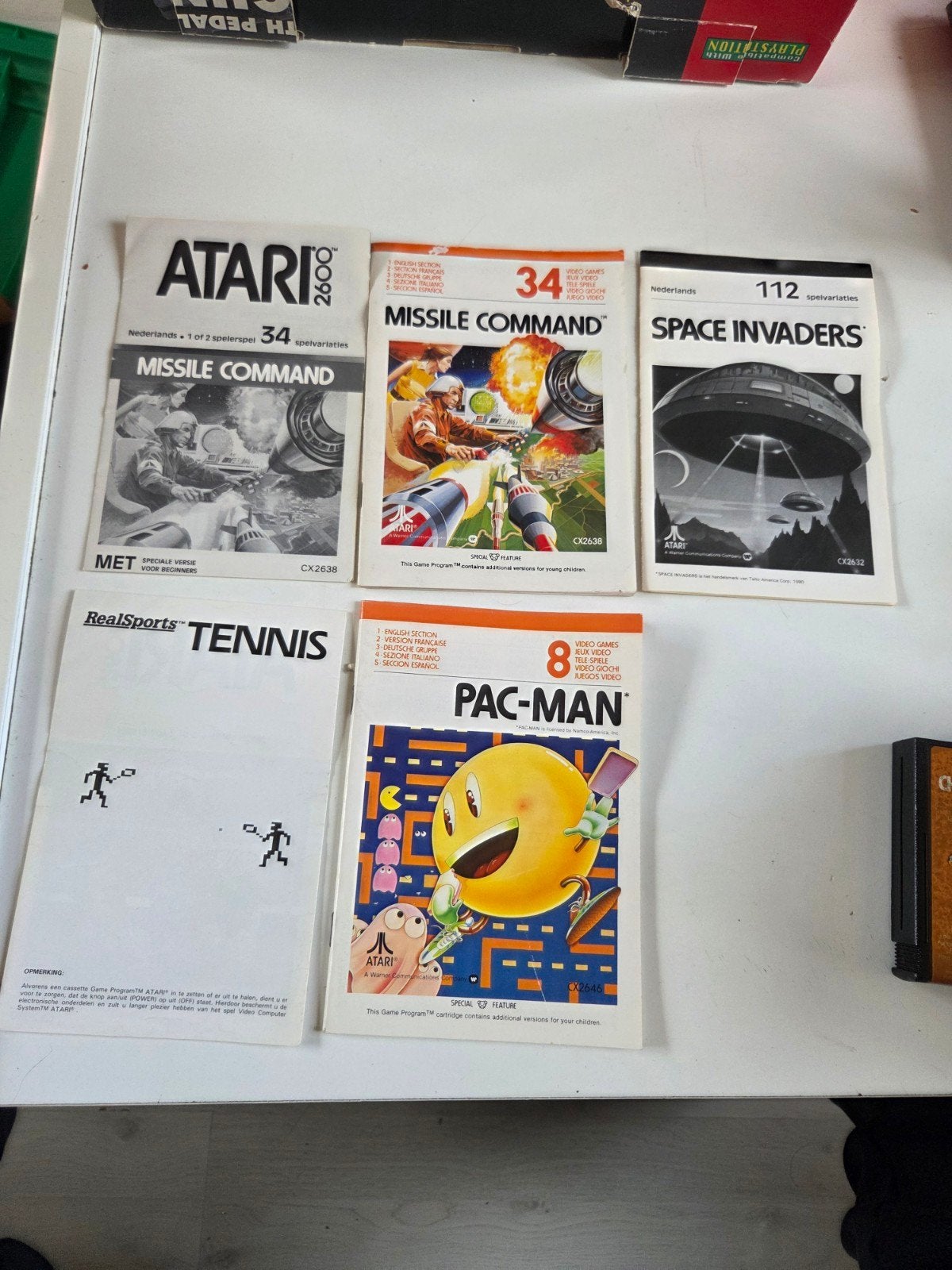 Atari games boekjes, Spelcomputers en Games, Games | Atari, 1 speler, Racen en Vliegen, Ophalen of Verzenden, Zo goed als nieuw