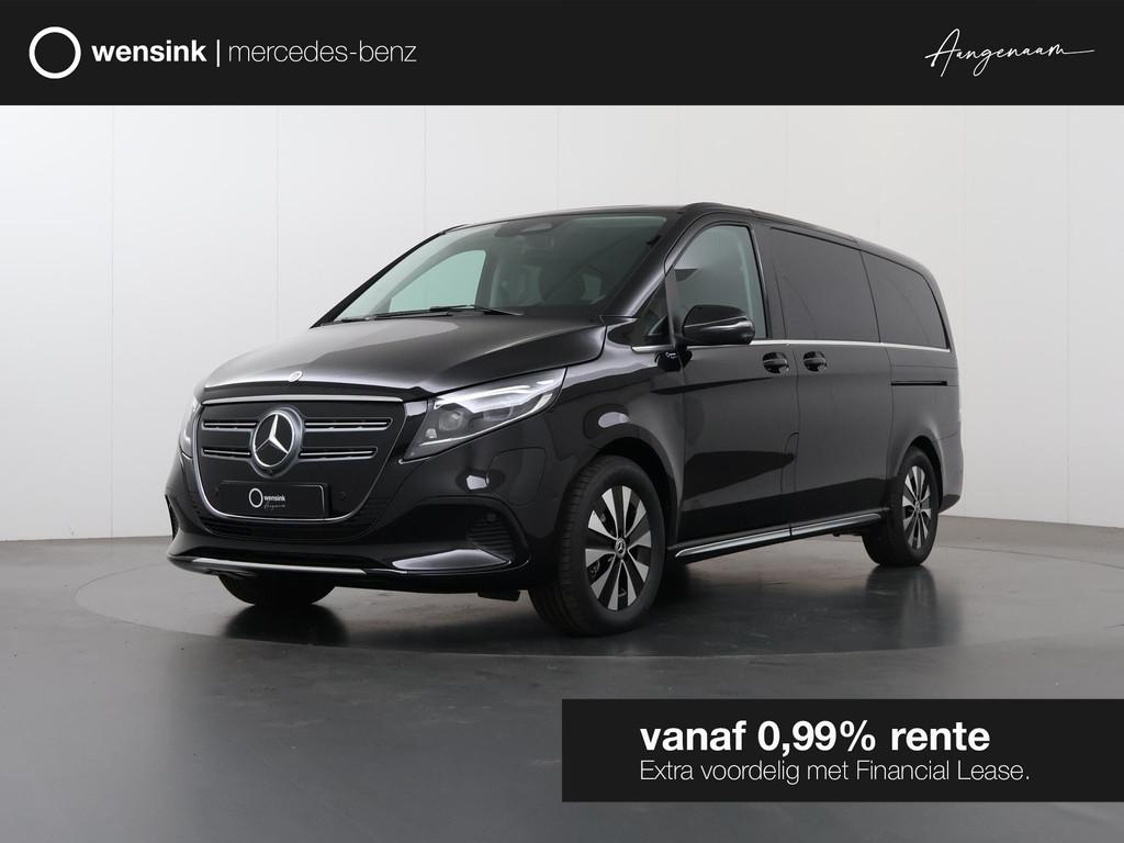 Mercedes-Benz EQV 300 L2 Avantgarde 90 kWh | Burmester | 360, Auto's, Stoelverwarming, Zwart, Nieuw, 204 pk