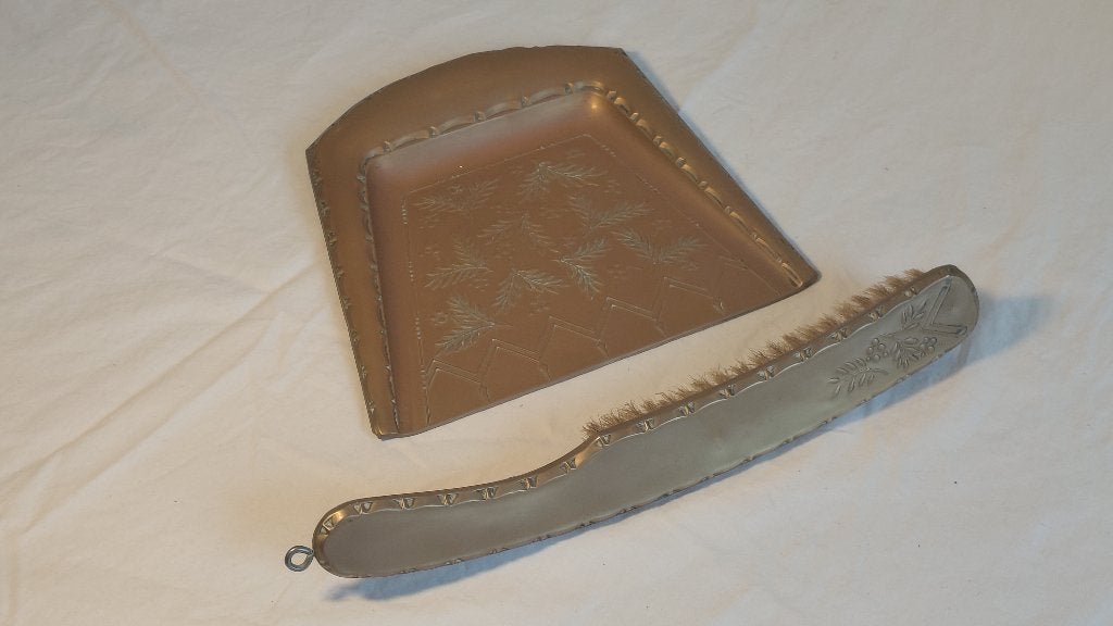 Antiek stoffer en blik, Ophalen of Verzenden, Koper