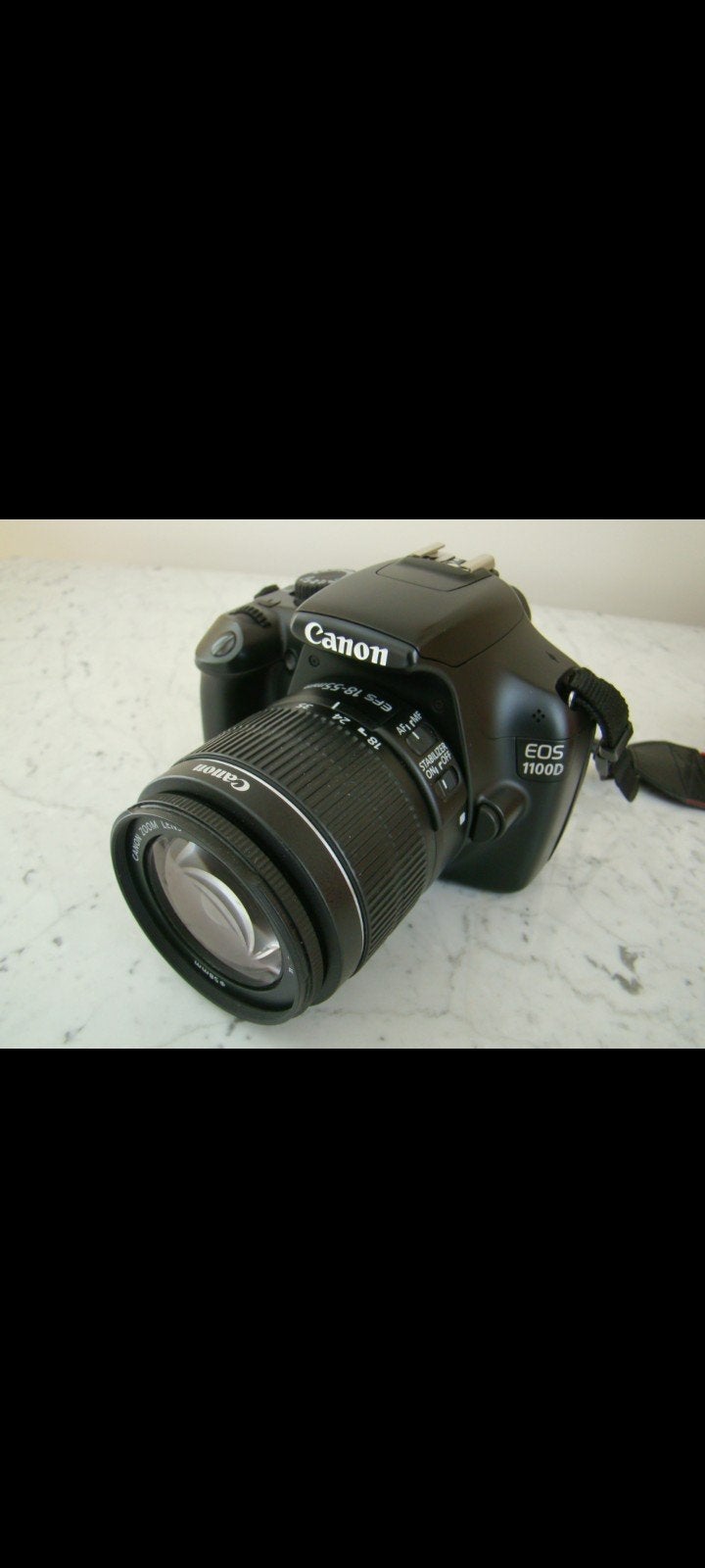 Canon EOS 1100D Spiegelreflexcamera met 75-300mm lens, Ingebouwde flitser, Gebruikt, Spiegelreflex, Canon