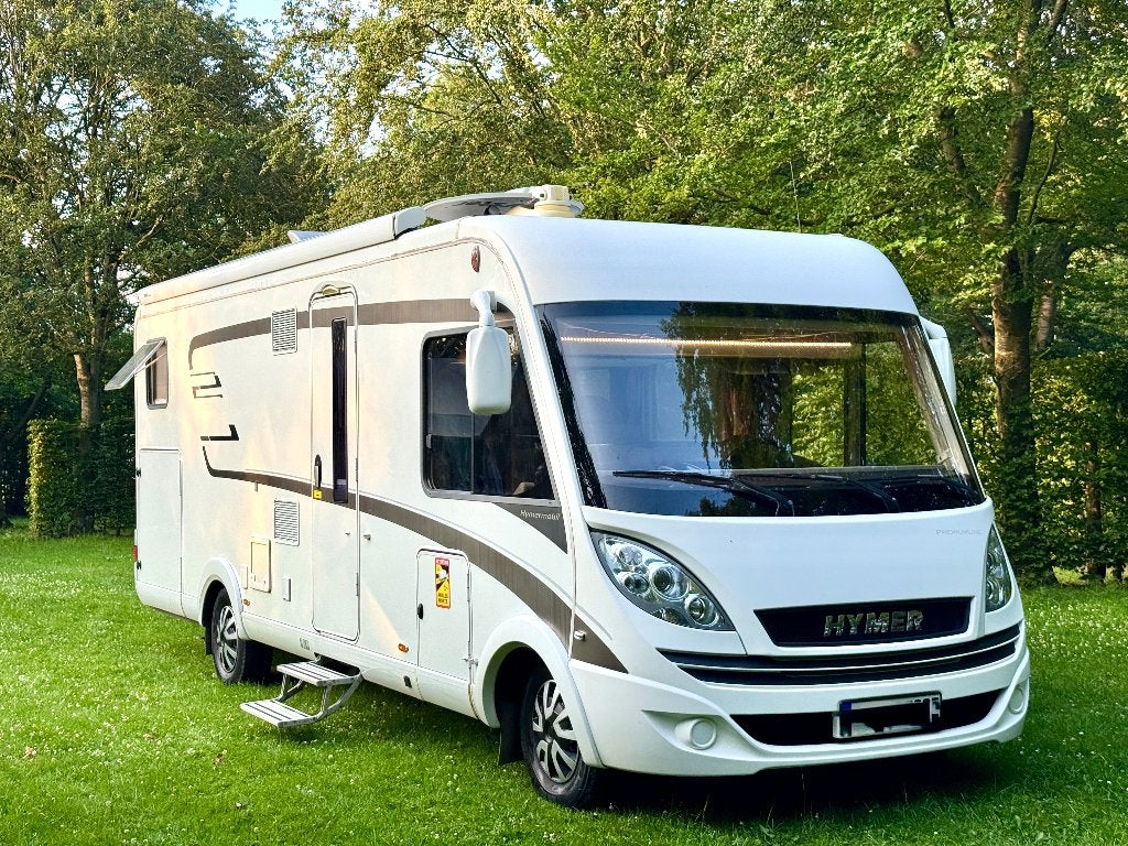 Hymer B704 PL (2015) - Diesel Automaat, Caravans en Kamperen, Campers, Ringverwarming, Fiat, 6 tot 7 meter, Diesel